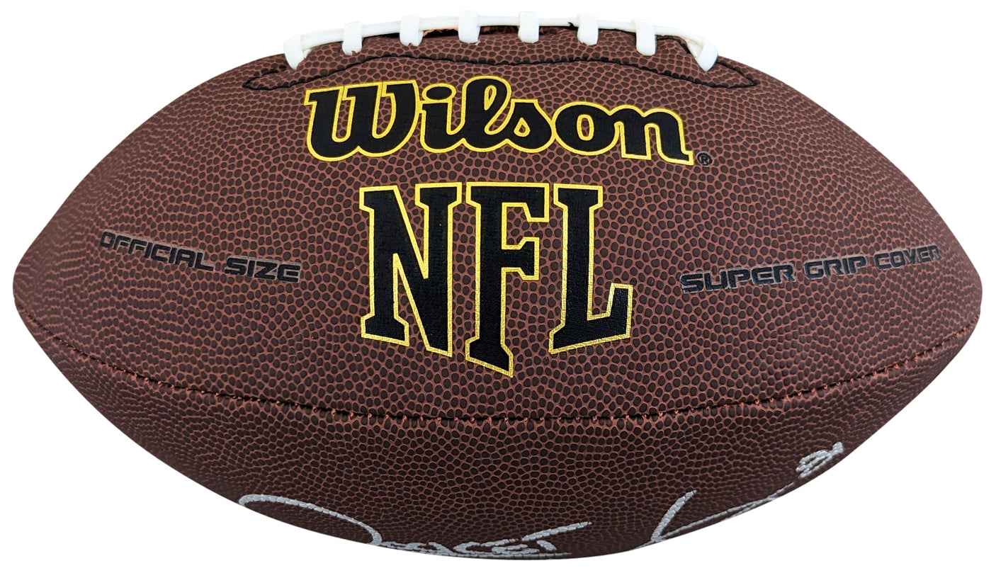 Raiders Raghib "Rocket" Ismail Signed Super Grip Nfl Football BAS Witnessed