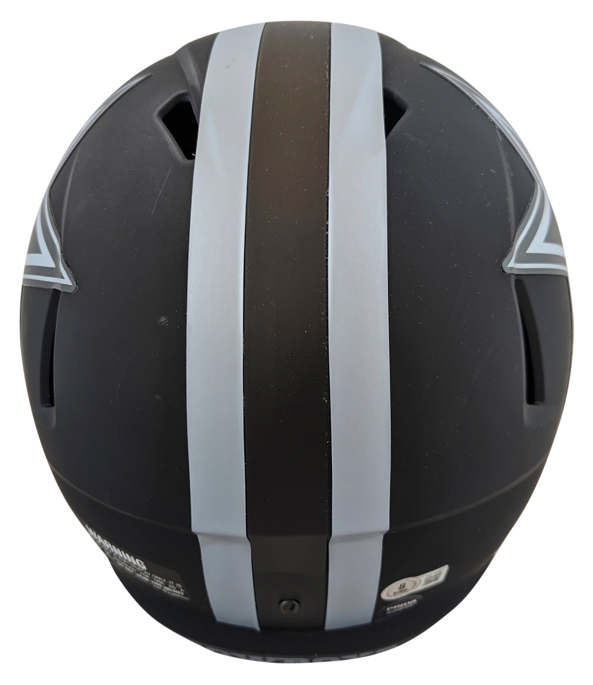 Cowboys Emmitt Smith Signed Eclipse Full Size Speed Rep Helmet W/ Case BAS Wit