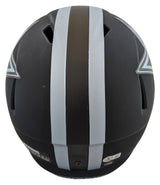 Cowboys Emmitt Smith Signed Eclipse Full Size Speed Rep Helmet W/ Case BAS Wit