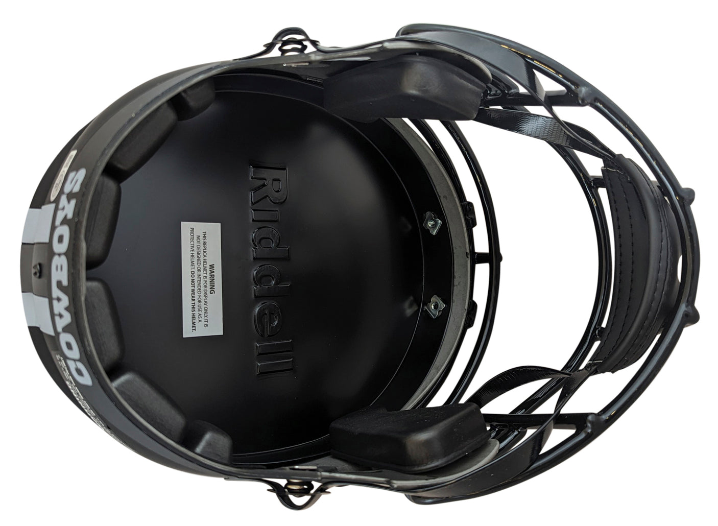 Cowboys Emmitt Smith Signed Eclipse Full Size Speed Rep Helmet BAS Witnessed