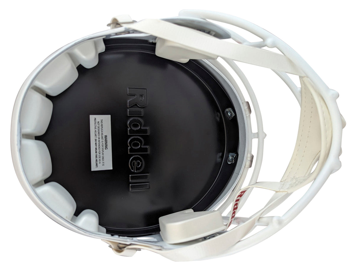 Texas Derrick Johnson Authentic Signed Full Size Speed Rep Helmet BAS Witnessed