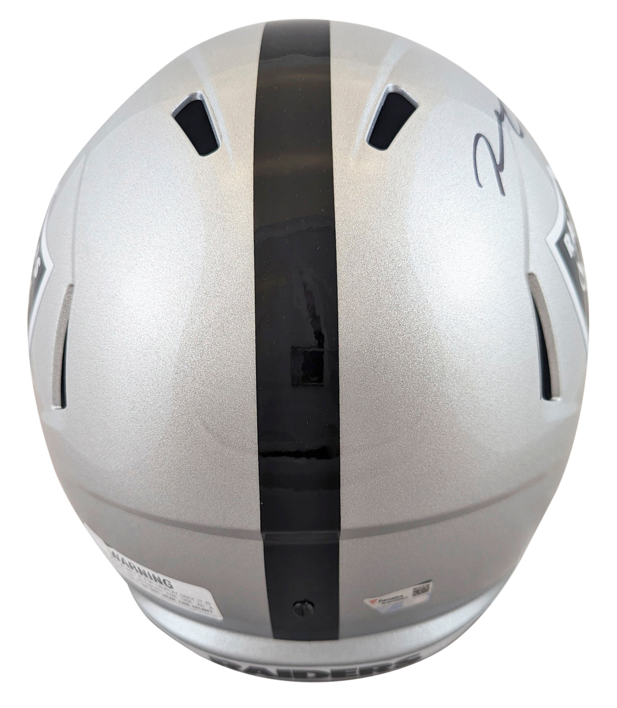 Raiders Maxx Crosby Authentic Signed Full Size Speed Rep Helmet W/ Case Fanatics