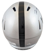 Raiders Maxx Crosby Authentic Signed Full Size Speed Rep Helmet W/ Case Fanatics