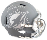 Dolphins Jaylen Waddle Signed Slate Full Size Speed Rep Helmet W/ Case Fanatics