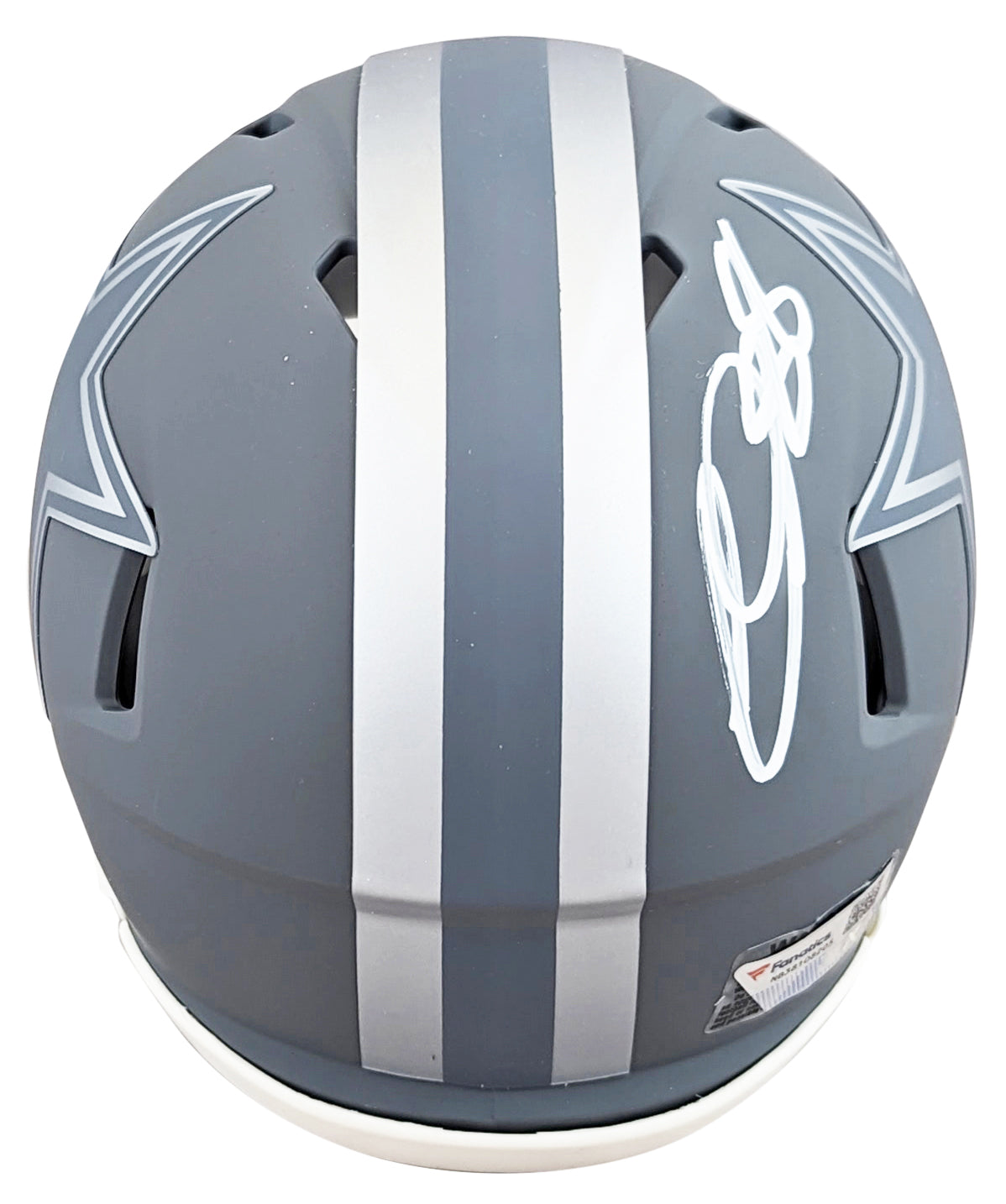 Cowboys CeeDee Lamb Authentic Signed Alternate Slate Mini Helmet Fanatics