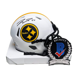 Pat Freiermuth Signed Authentic Pittsburgh Steelers Riddell Lunar Mini NFL