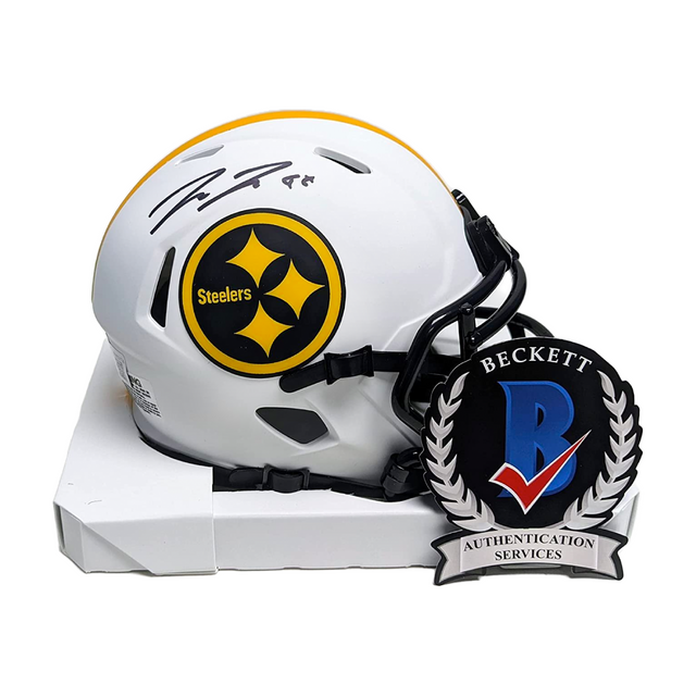 Pat Freiermuth Signed Authentic Pittsburgh Steelers Riddell Lunar Mini NFL