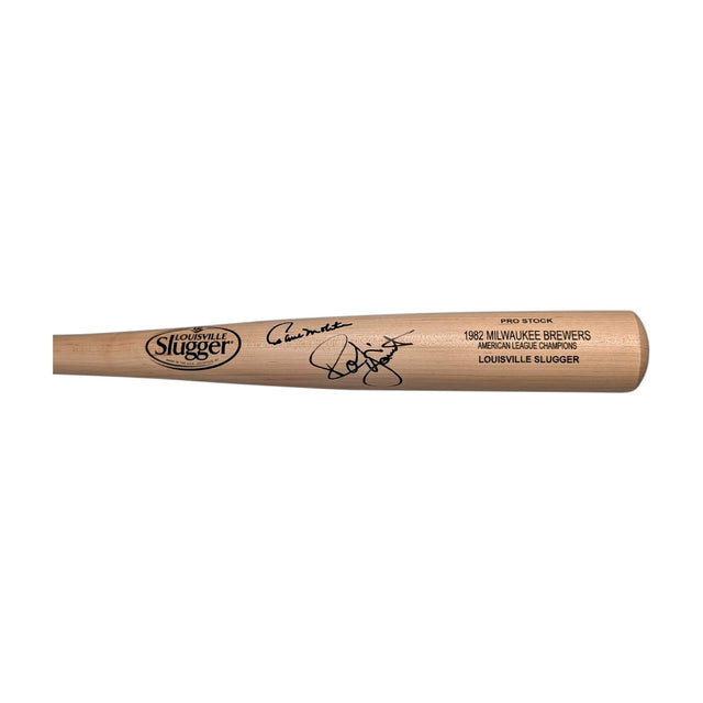 Paul Molitor Robin Yount Signed Authentic Louisville Slugger Bat Brewers