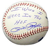 Pete Rose Signed Rawlings Official MLB Baseball w/'I Wish I Were In The HOF'
