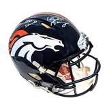 Peyton Manning Autographed Hand Signed Riddell Denver Broncos Speed Full Size Authentic Pro Football Helmet - with The Sheriff Inscription - PSA/DNA Authentication