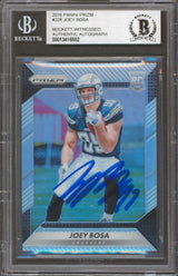 Chargers Joey Bosa Authentic Signed 2016 Panini Prizm #228 RC Card BAS Slabbed