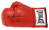 Hasim Rahman Signed Everlast Red Boxing Glove w/50-9-2, 40 KO's