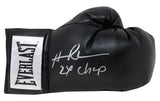 Hasim Rahman Signed Everlast Black Boxing Glove w/2x Champ