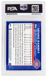Aramis Ramirez Signed Chicago Cubs 2003 Topps Traded Baseball Card #T112 - (PSA Encapsulated)