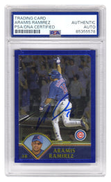 Aramis Ramirez Signed Cubs 2003 Topps Traded Chrome Baseball Card #T112 - (PSA Encapsulated)