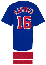 Aramis Ramirez Signed Blue Custom Baseball Jersey w/Cubs HOF 2024