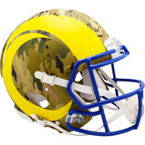 Los Angeles Rams CAMO Full Size Authentic Football Helmet