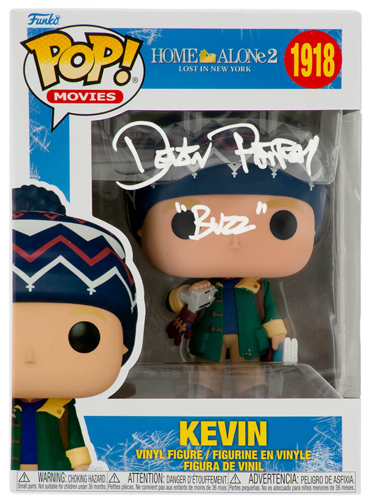 Devin Ratray Signed Home Alone 2 Lost In New York Kevin Funko Pop Doll #1918 w/Buzz