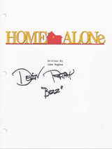 Devin Ratray Signed Home Alone Movie Script Cover Page w/Buzz