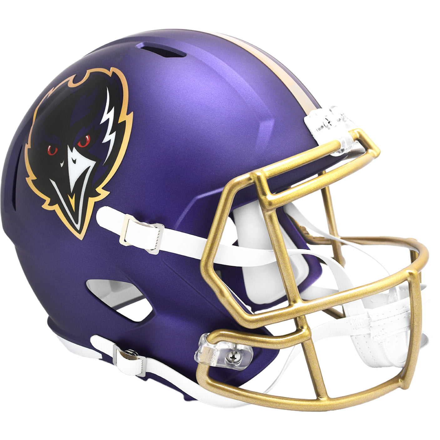 BALTIMORE RAVENS Riddell 2024 On-Field Alternate Speed Replica F/S Football Helmet
