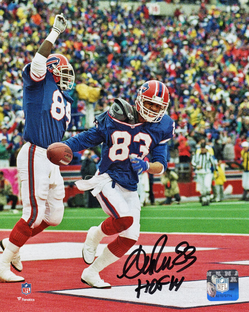 Andre Reed Signed Buffalo Bills TD Action 8x10 Photo w/HOF'14