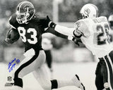 Andre Reed Signed Buffalo Bills B&W Action vs. Dolphins 16x20 Photo