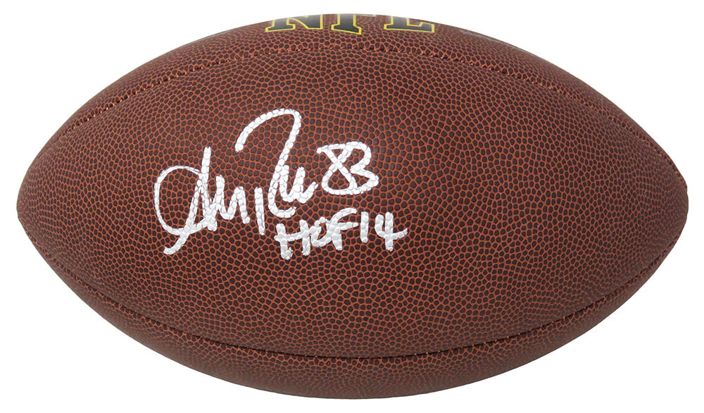 Andre Reed Signed Wilson Super Grip Full Size NFL Football w/HOF'14