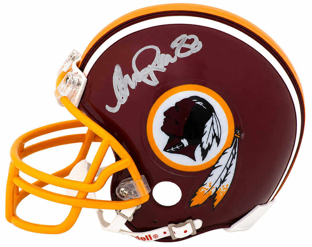 Andre Reed Signed Washington Throwback Riddell (VSR4) Mini Helmet