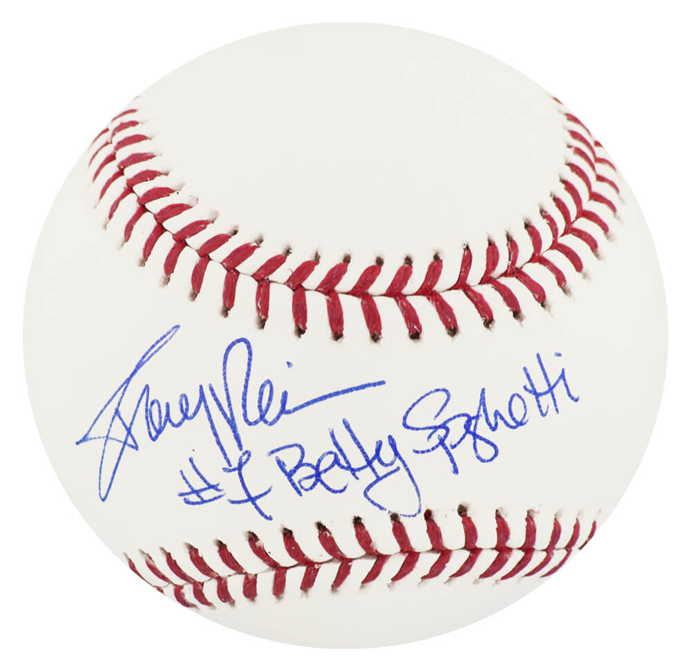Tracy Reiner Signed Rawlings Official MLB Baseball w/Betty Spaghetti