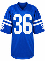 Dexter Reid Signed Blue Custom Football Jersey w/2 Time