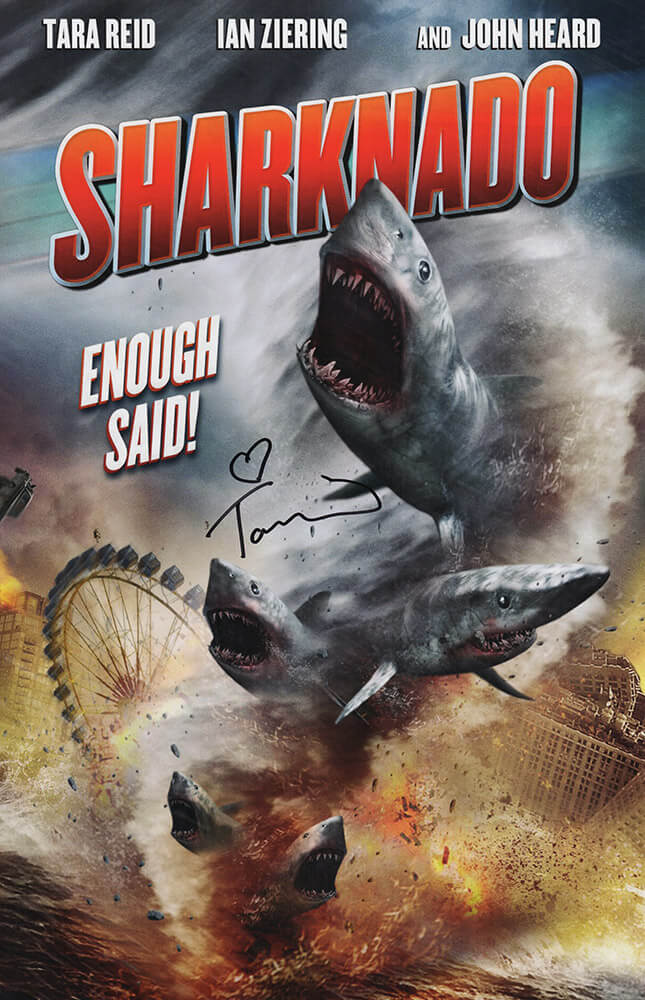 Tara Reid Signed Sharknado 11x17 Movie Poster