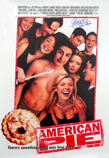 Tara Reid & Thomas Ian Nicholas Signed American Pie 27x40 Full Size Movie Poster w/Character Names