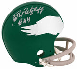 Pete Retzlaff Signed Philadelphia Eagles Throwback Riddell (VSR4) Mini Helmet