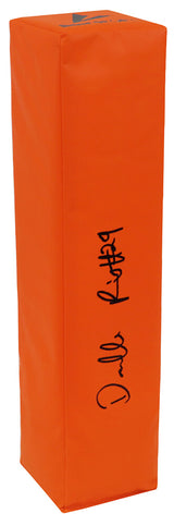 Darrelle Revis Signed BSN Orange Football Endzone Pylon