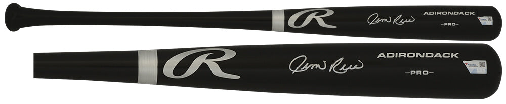 Jim Rice Signed Rawlings Pro Black Baseball Bat - (Fanatics)