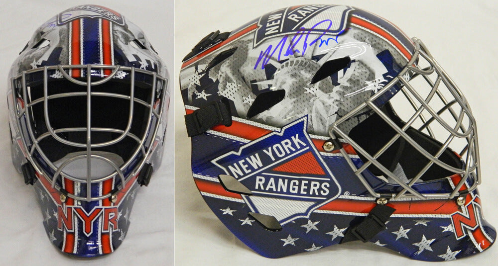 Mike Richter Signed New York Rangers Replica Hockey Goalie Mask