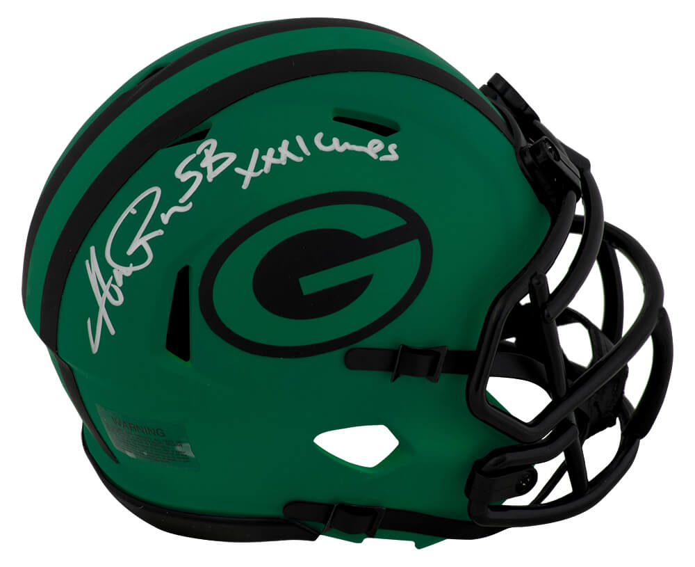 Andre Rison Signed Green Bay Packers RAVE Riddell Speed Mini Helmet w/SB XXXI Champs