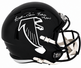 Andre Rison Signed Atlanta Falcons (90-02 Style) T/B Riddell Full Size Speed Replica Helmet w/Bad Moon
