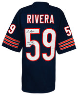 Ron Rivera Signed Navy Custom Football Jersey w/SB XX Champs
