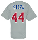Anthony Rizzo Signed Grey Custom Baseball Jersey