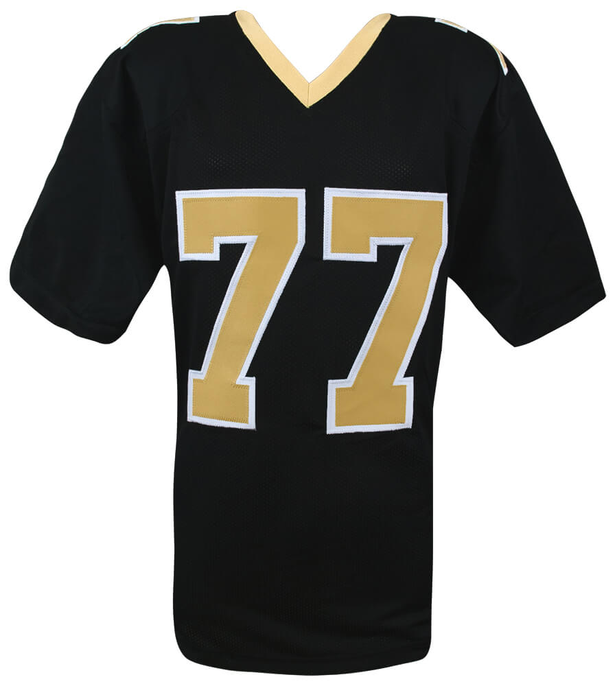 Willie Roaf Signed Black Custom Jersey w/HOF 2012