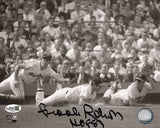 Brooks Robinson Signed Baltimore Orioles Triple Diving Image 8x10 Photo w/HOF'83 - (JSA)