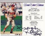 Brooks Robinson Signed Baltimore Orioles Hall of Fame Induction Day 8x10 Photo w/HOF'83