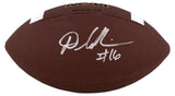 Denard Robinson Signed Wilson NCAA Composite Full Size Football