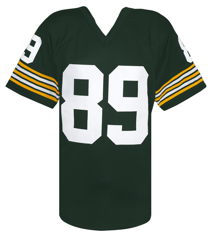 Dave Robinson Signed Green Custom Football Jersey w/HOF 2013