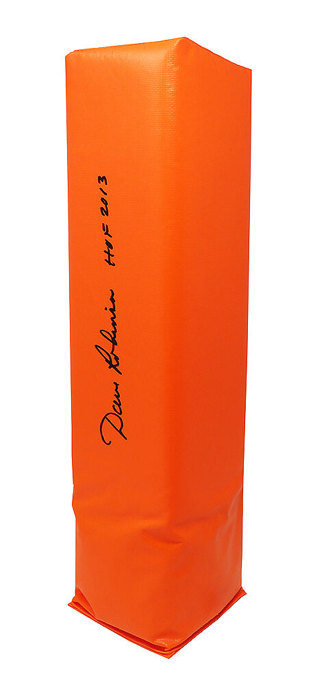 Dave Robinson Signed Orange Endzone Pylon w/HOF 2013