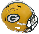 Dave Robinson Signed Green Bay Packers Riddell Full Size Speed Replica Helmet w/HOF 2013