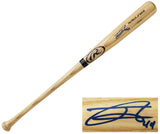 Julio Rodriguez Signed Rawlings Pro Black Ring Baseball Bat (JSA)