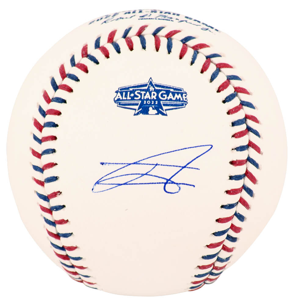 Julio Rodriguez Signed Rawlings 2022 All Star Game Logo MLB Baseball - (Beckett)