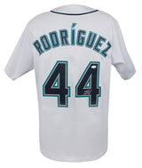 Julio Rodriguez Signed White Custom Baseball Jersey - (JSA)